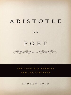 cover image of Aristotle as Poet